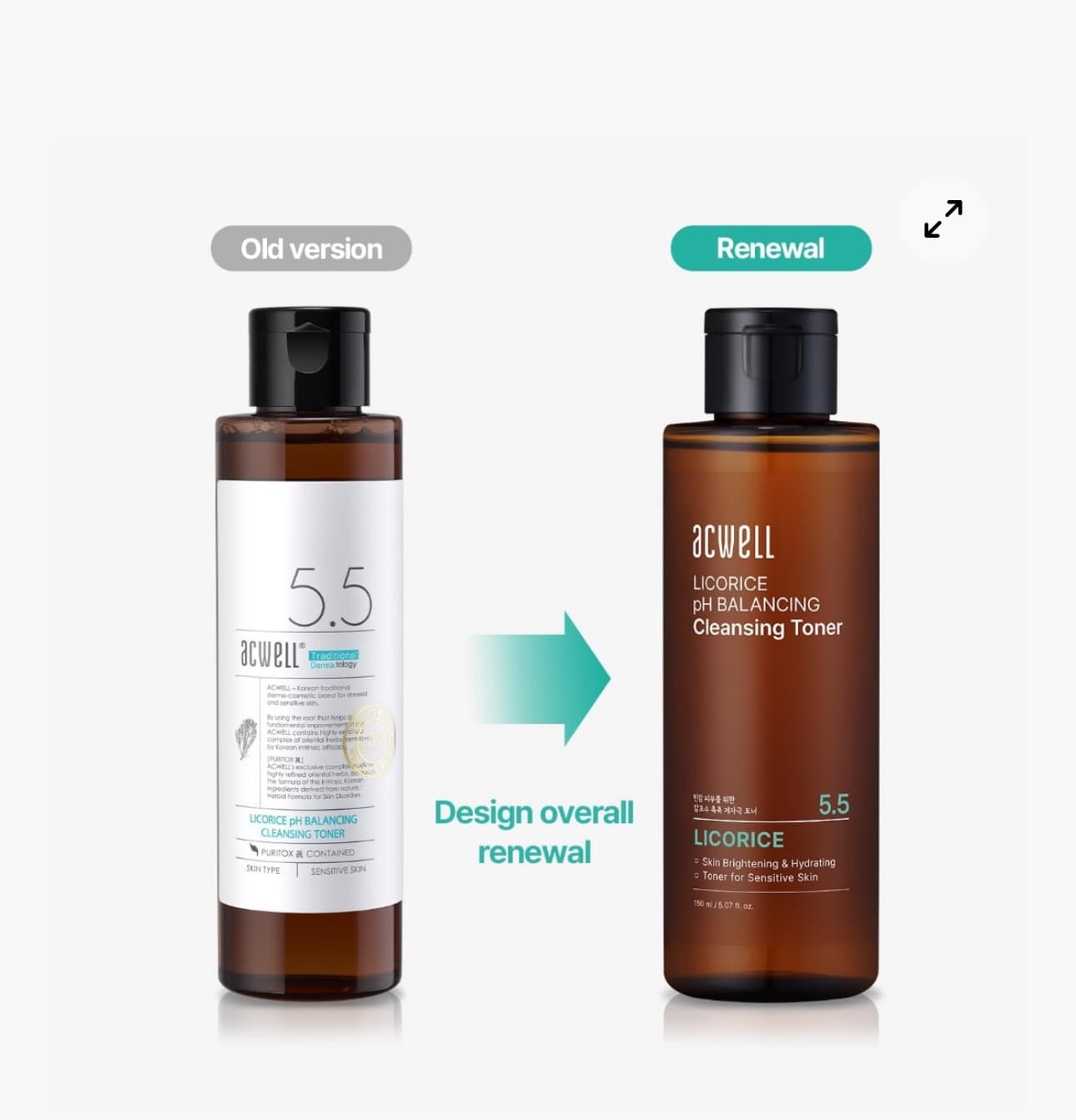 acwell licorice ph balancing cleansing toner - Main Image
